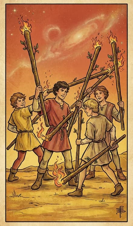 Five of Wands